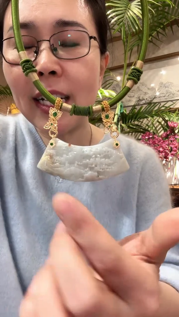 【闪购商品】翡翠颈饰未镶嵌国风