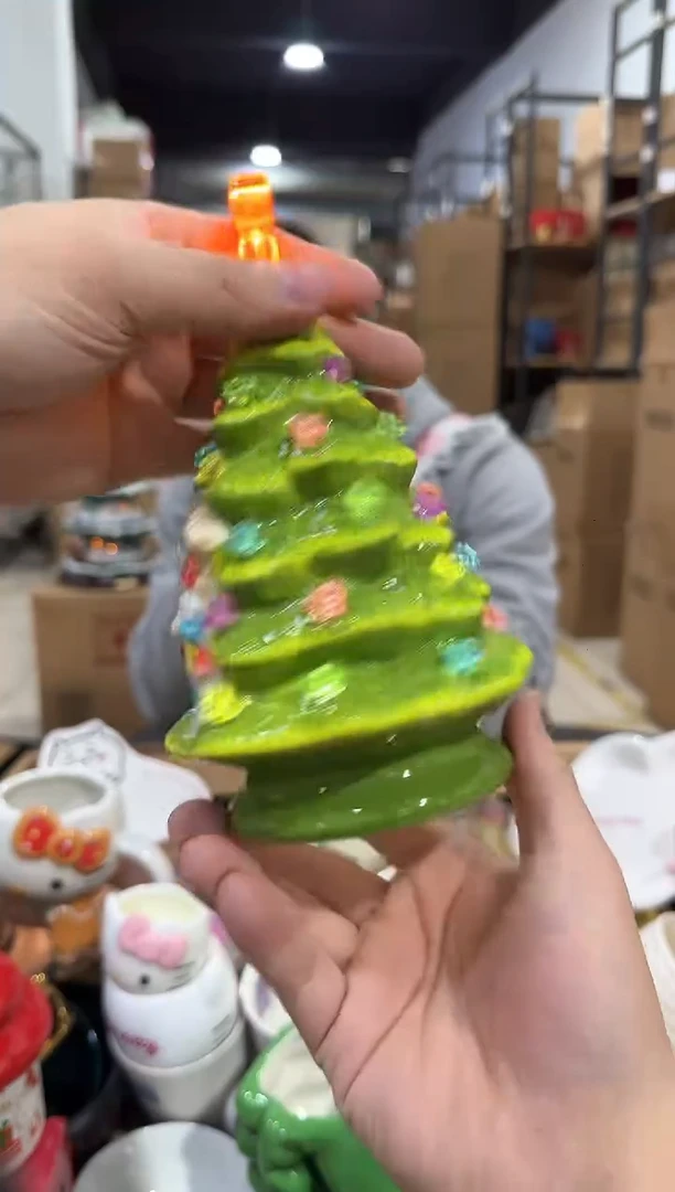 瓷片圣诞树小摆件aaaaa