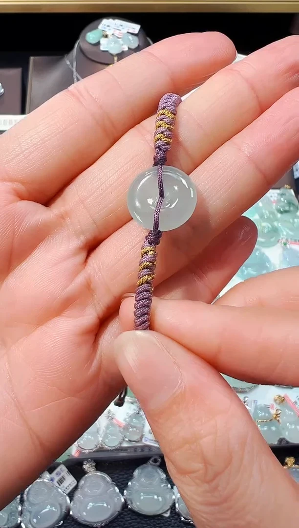 【闪购商品】翡翠手绳未镶嵌平安扣手绳