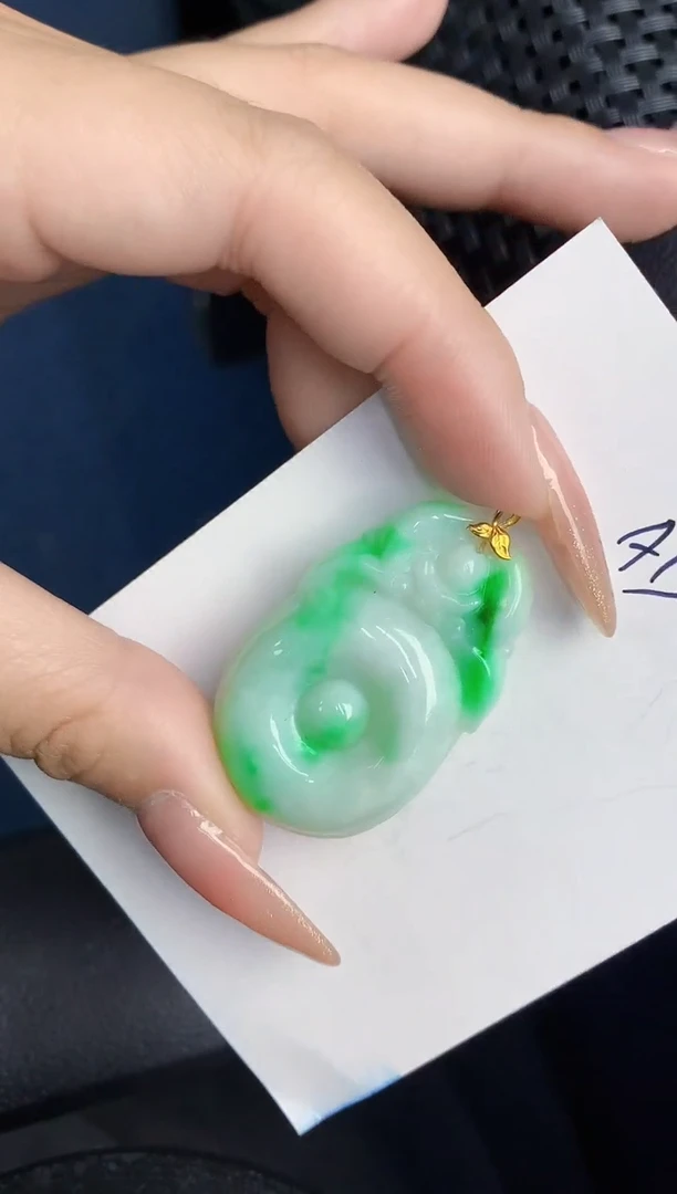 【闪购商品】翡翠颈饰18K金镶嵌000000000