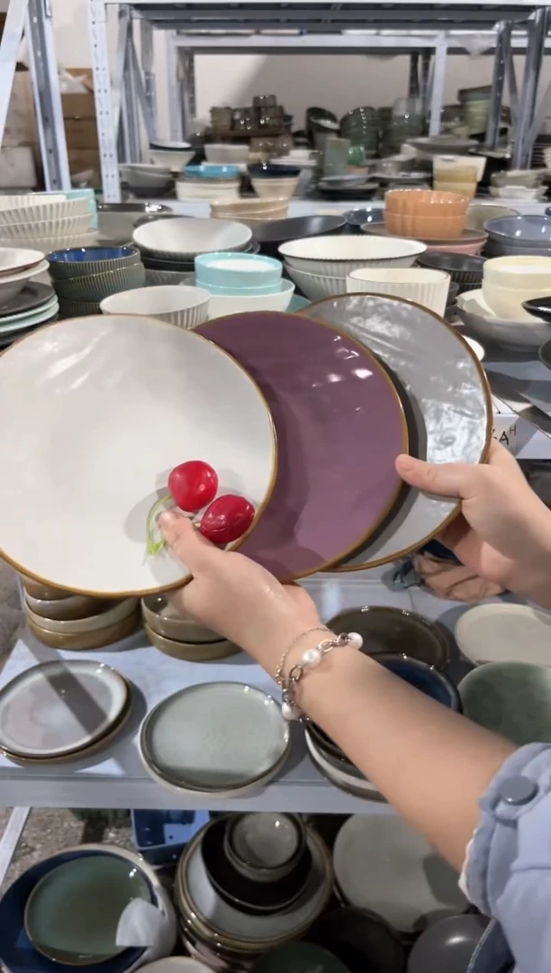 【闪购商品】瓷片外贸尾货瑕疵满20包邮X3 小盘组合