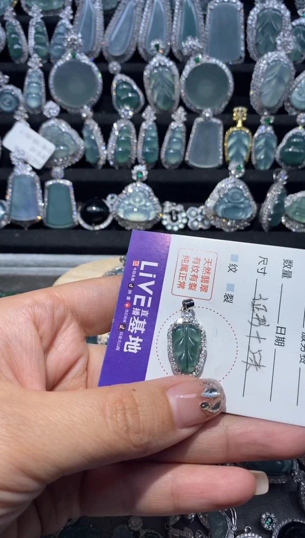 【闪购商品】翡翠颈饰未镶嵌翡翠一个