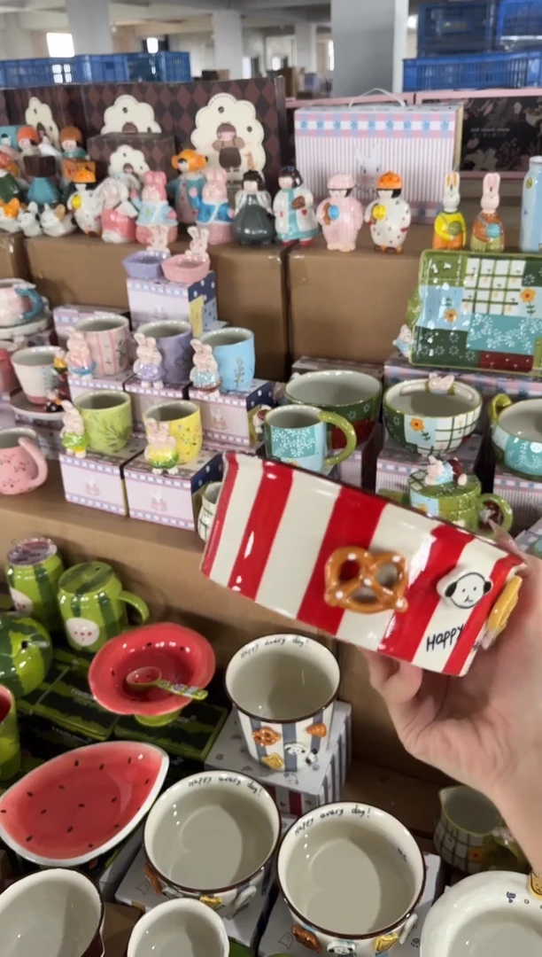 陶瓷【唯品瓷】手工手绘陶瓷直播间