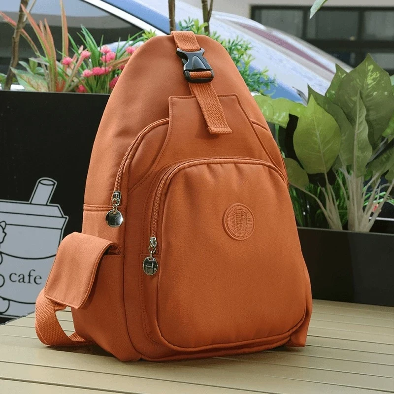 新款多功能胸包女休闲网红大容量单肩斜跨背包时尚百搭双肩包T249