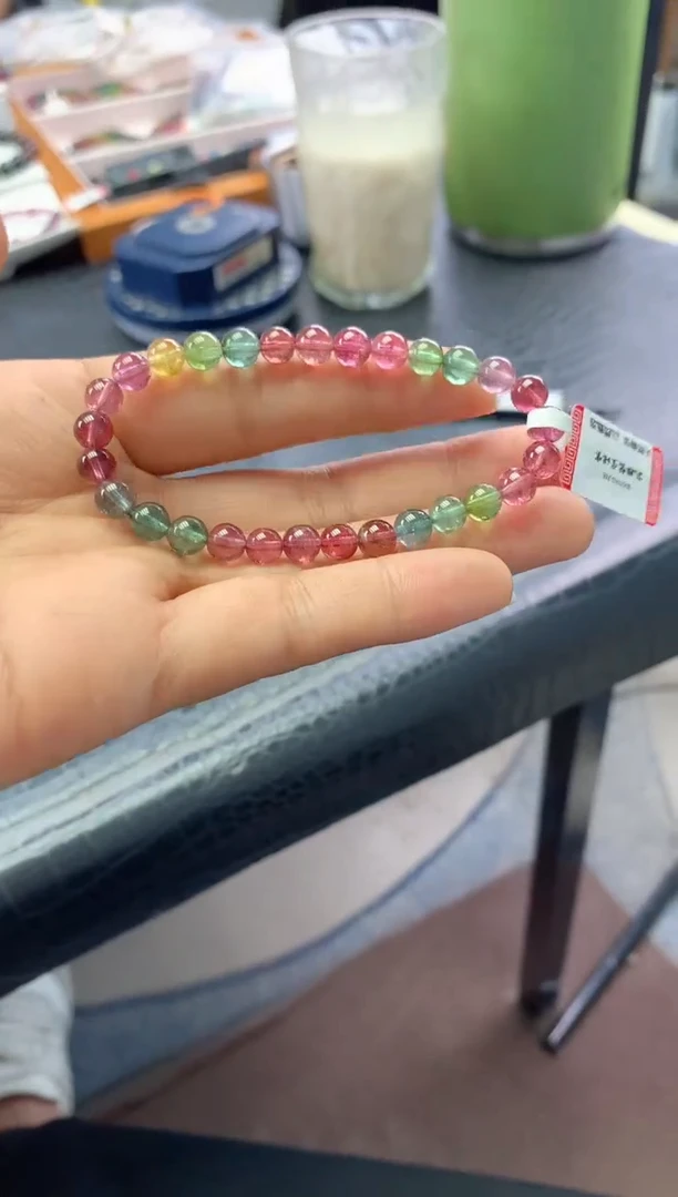 未镶嵌手串碧玺多样性发一条