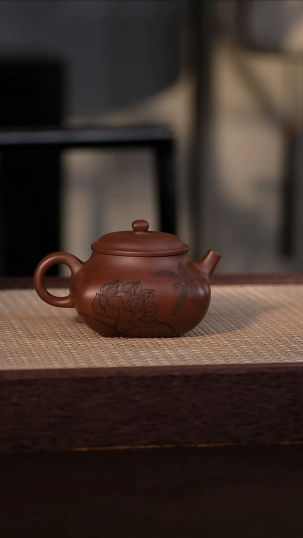 茶壶紫砂紫泥 270cc
