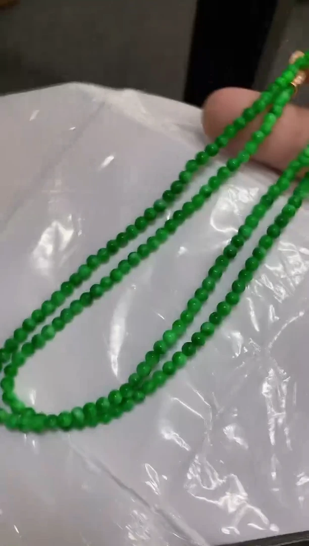 翡翠未镶嵌吊坠(不含链)缅甸翡翠珠链