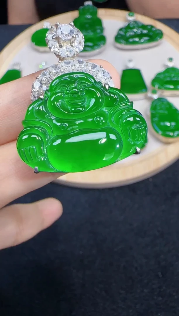 未镶嵌定制翡翠翡翠吊坠98