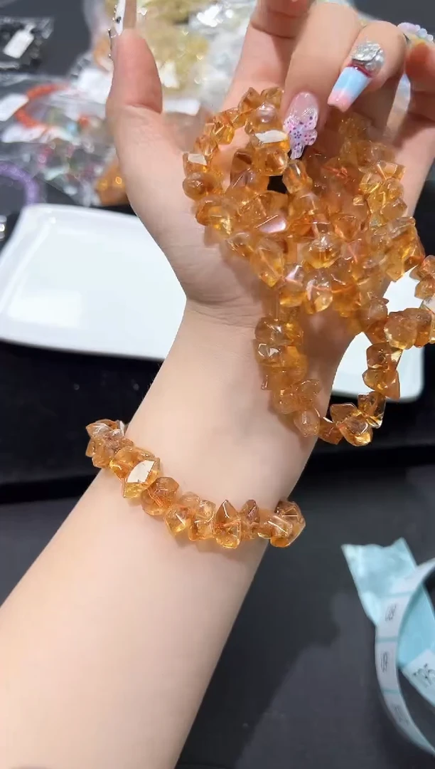 水晶手串未镶嵌95T多样性发其一【1条】默认微瑕