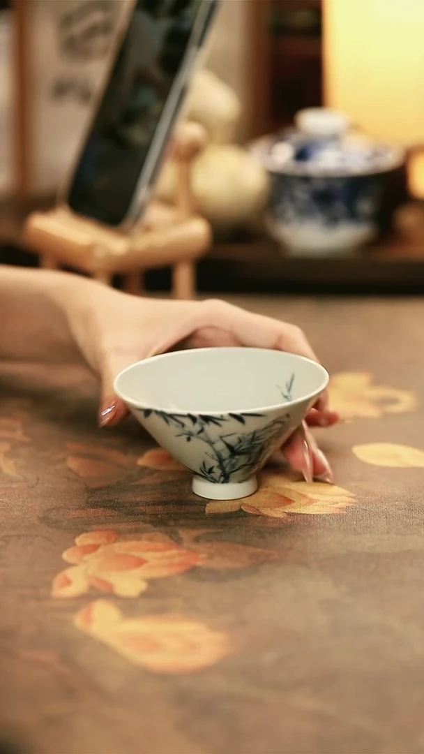 陶瓷手工手绘茶器-61