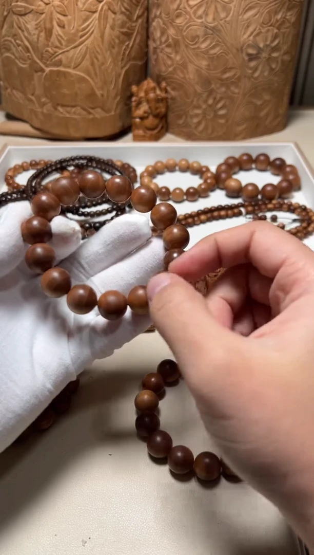 【闪购商品】檀香木手串/手链焦糖15