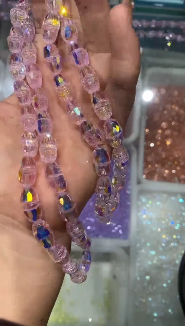 玻璃0666卡8铃铛真粉色1条