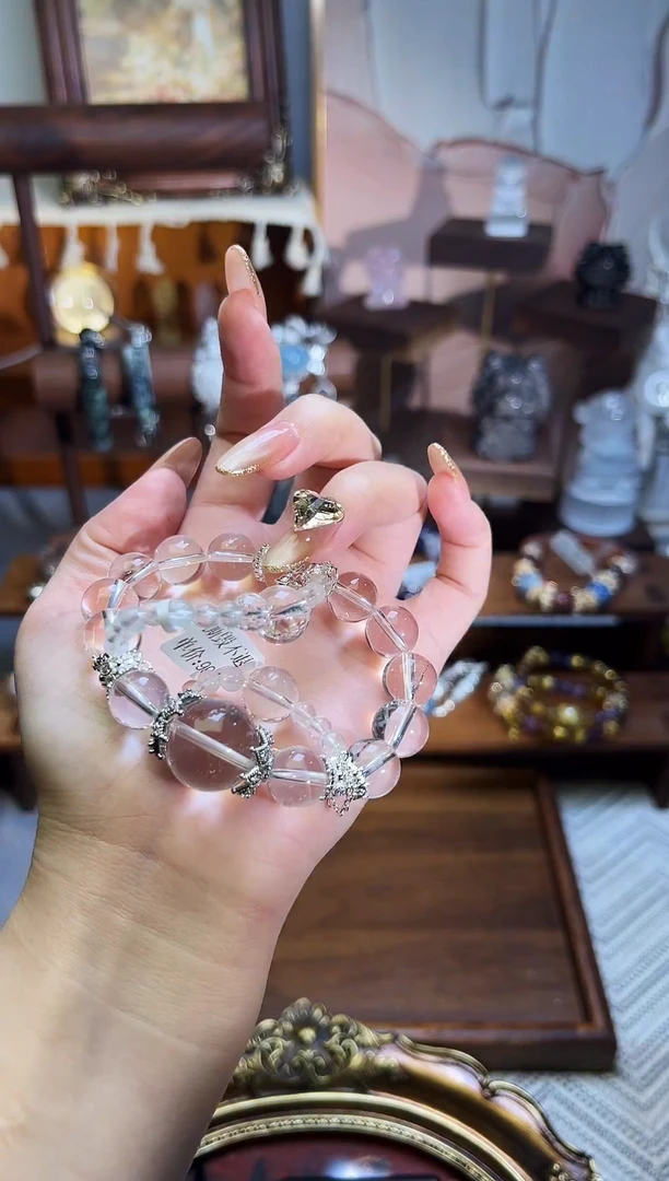 【闪购商品】水晶手串未镶嵌柚子原创水晶手串