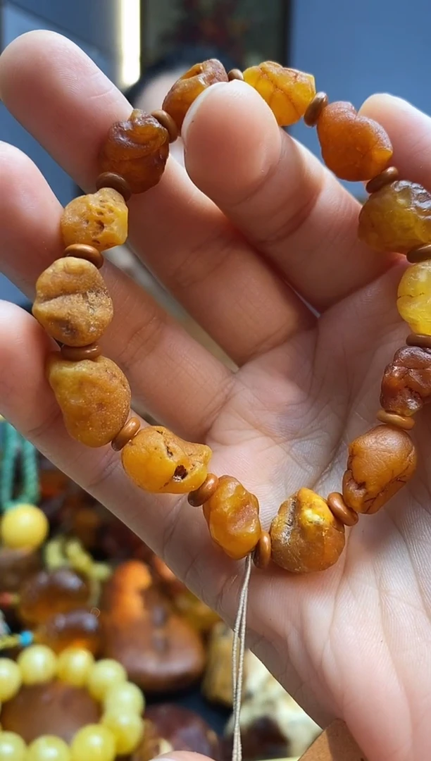 手串琥珀未镶嵌手串