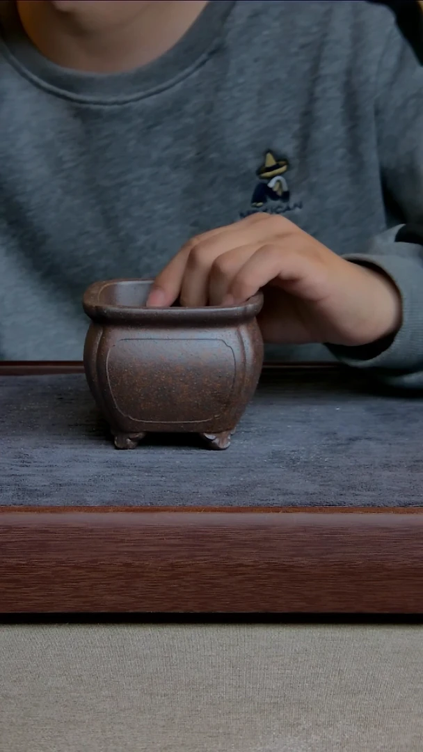 【闪购商品】紫砂花盆8.5*7内径紫砂花盆