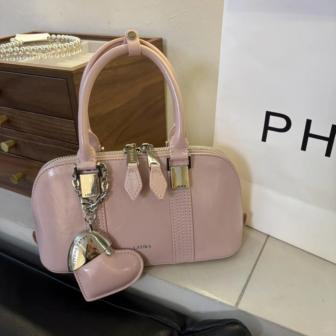 2025春季新款斜挎手提贝壳包 小众设计轻奢简约通勤百搭奢品级