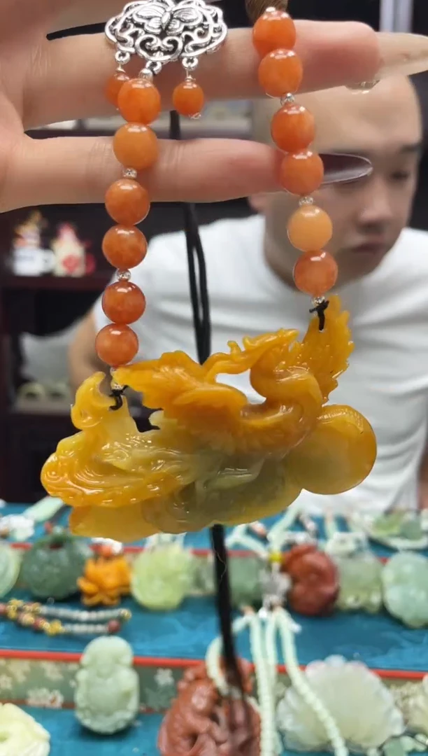 未镶嵌岫玉吊坠·