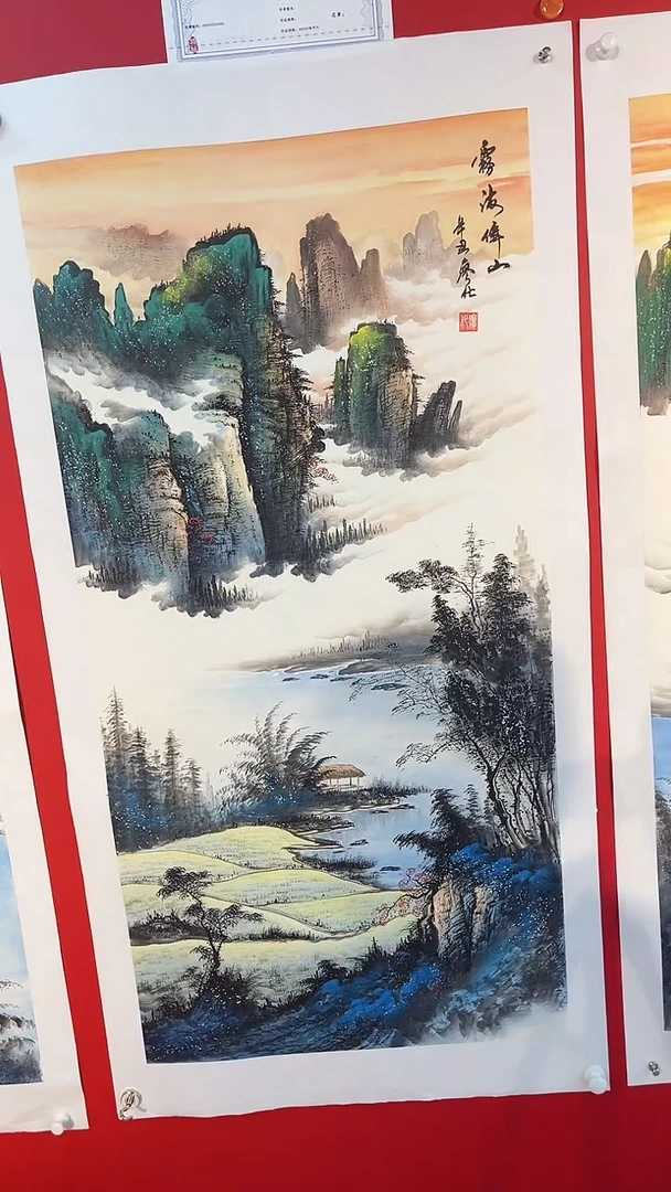 国画廖化老师国画作品