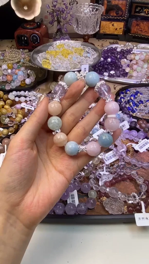 【闪购商品】绿柱石手链未镶嵌153