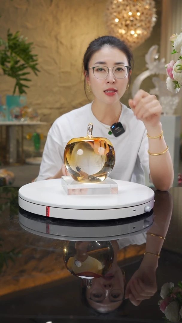 瓷片福利琥珀苹果摆件