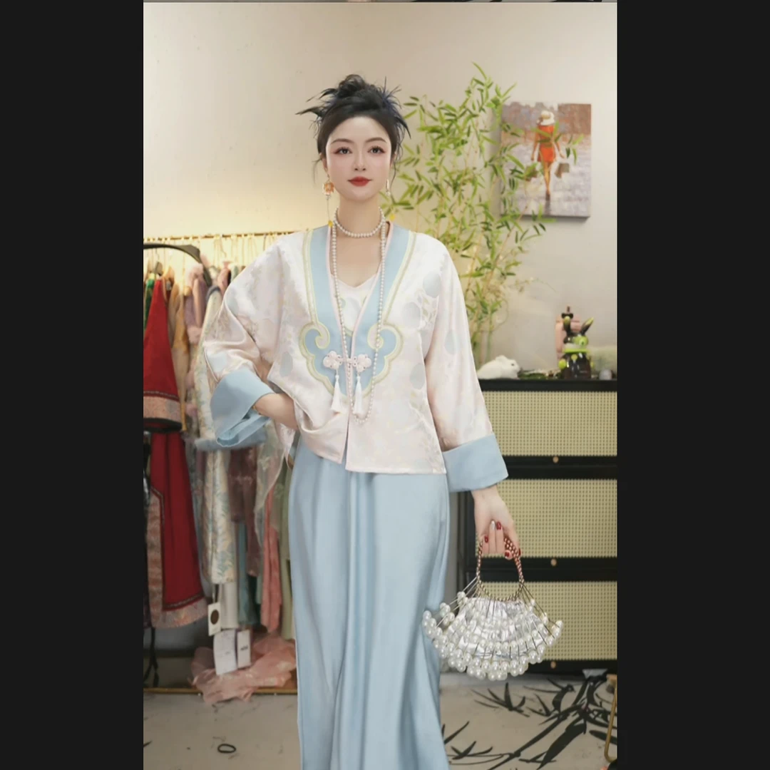 夏维莲2025春季新款中国风时尚气质新中式连衣裙XX（2514+2524）