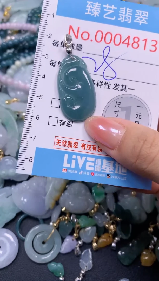 颈饰未镶嵌翡翠4813