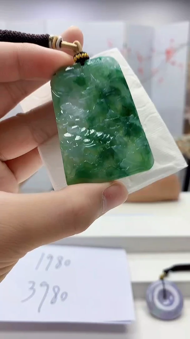 定制翡翠未镶嵌5152bb-毛货挂件12