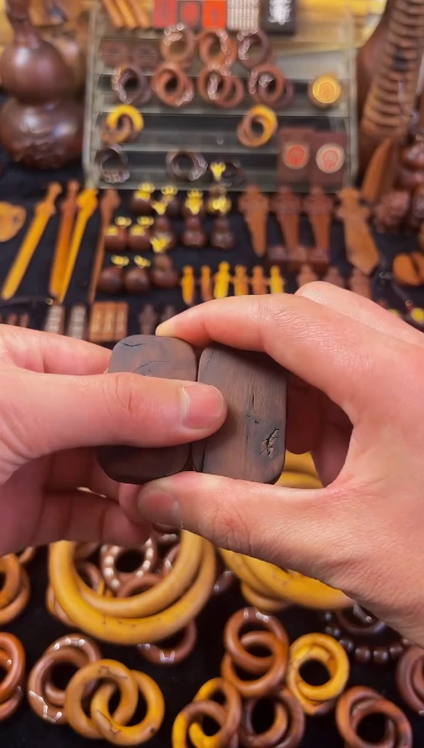 【闪购商品】木枣木雷焦款351无事牌吊坠