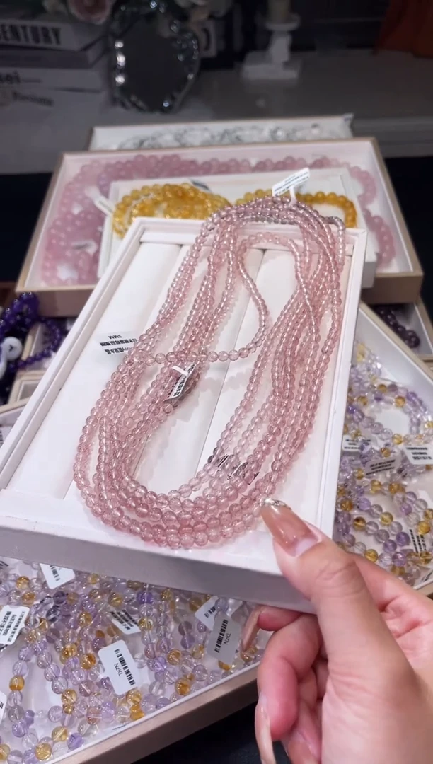 【闪购商品】水晶/未镶嵌白水体三圈草莓晶