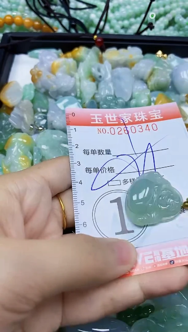 翡翠未镶嵌颈饰闪购0260340多样性发其一