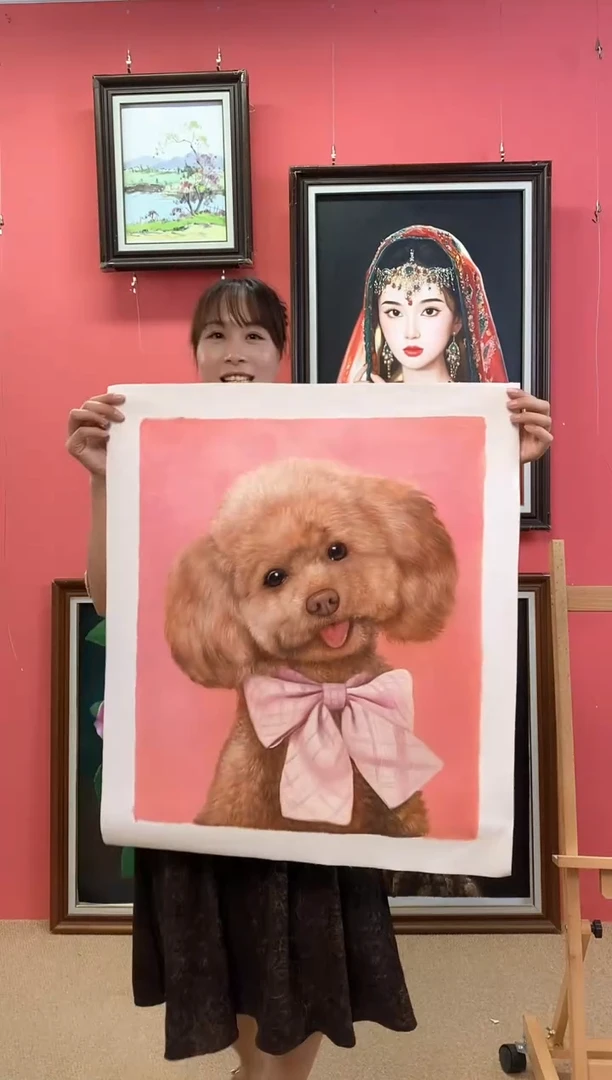 油画雪*尺寸50*60画芯（不含框）
