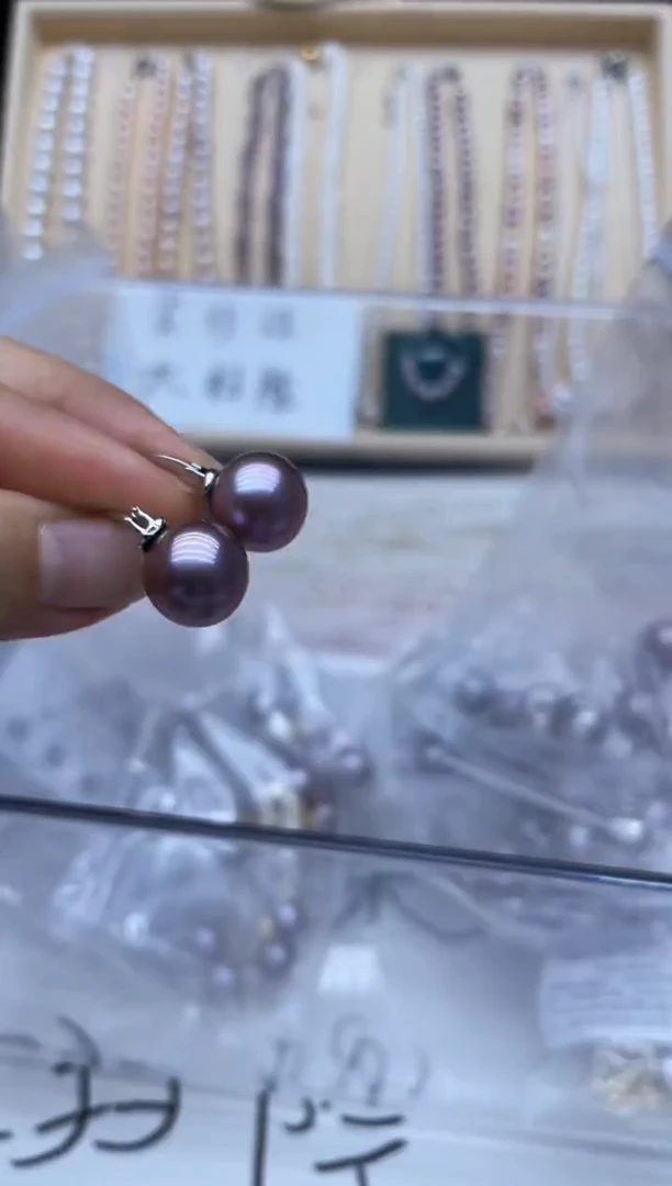 未镶嵌淡水珍珠耳饰茶壶多其性发其一
