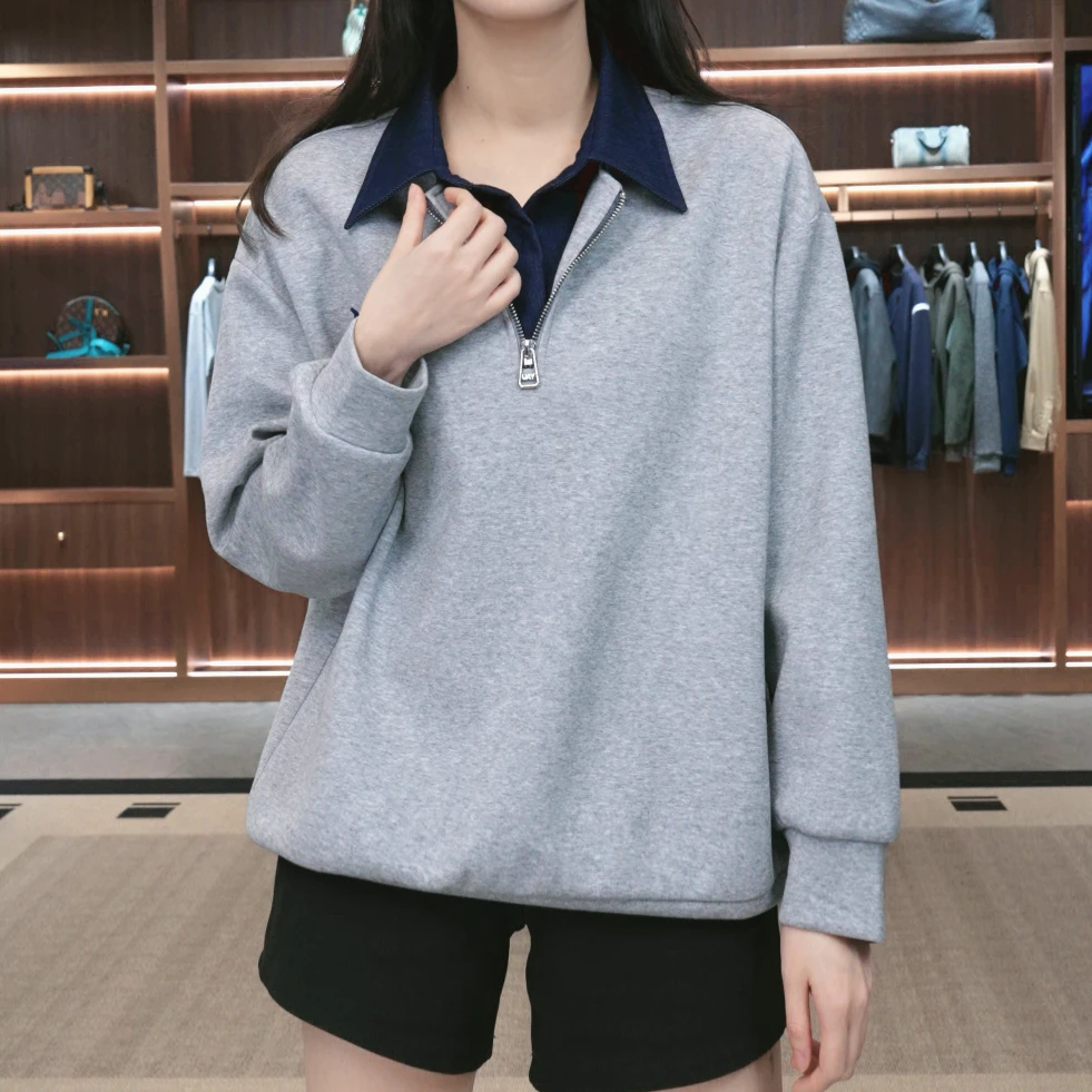 【绘尚D1LJ黛仪6119】通用休闲百搭情侣款个性卫衣 W256119