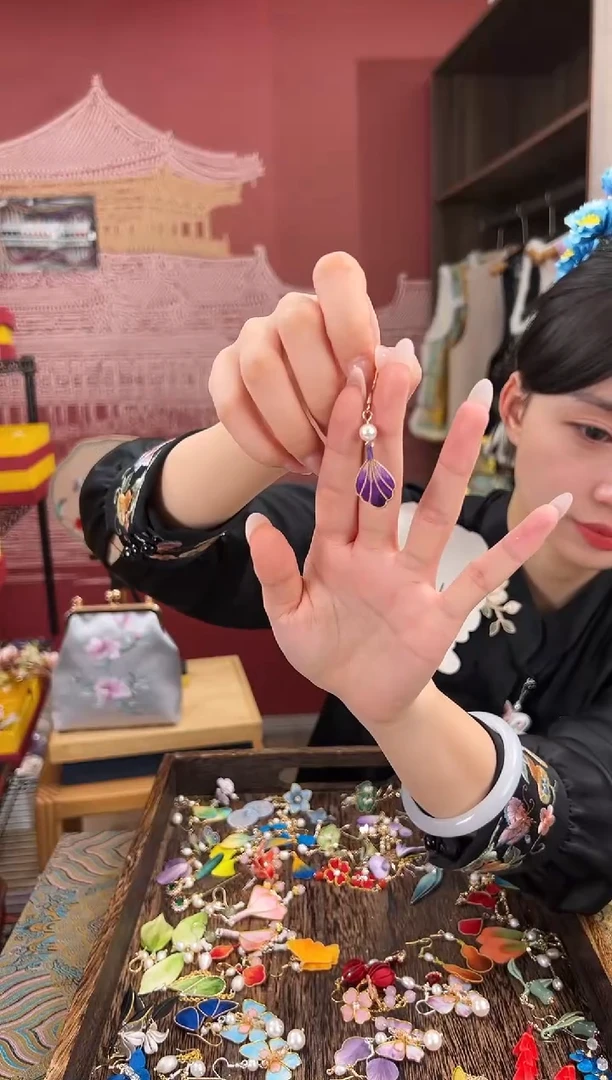 【闪购商品】刺绣苏绣世家非遗手工（耳环）