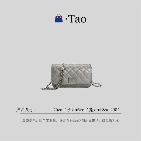 【TT Studio】FES-6100-银色 RAIN.CUN简约轻奢女包