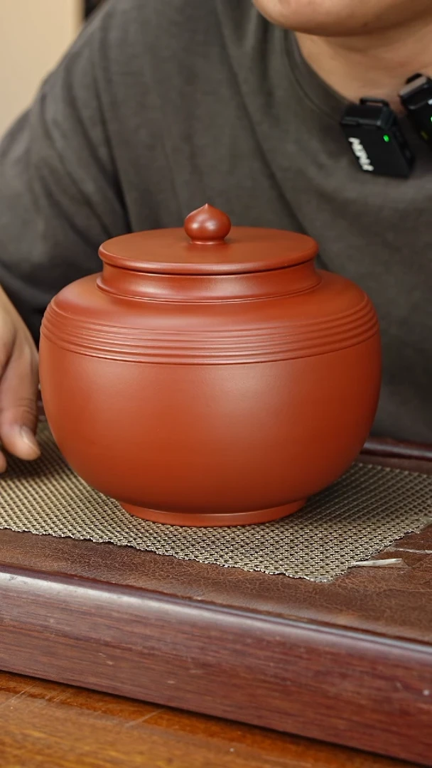 宜兴原矿紫砂茶叶罐