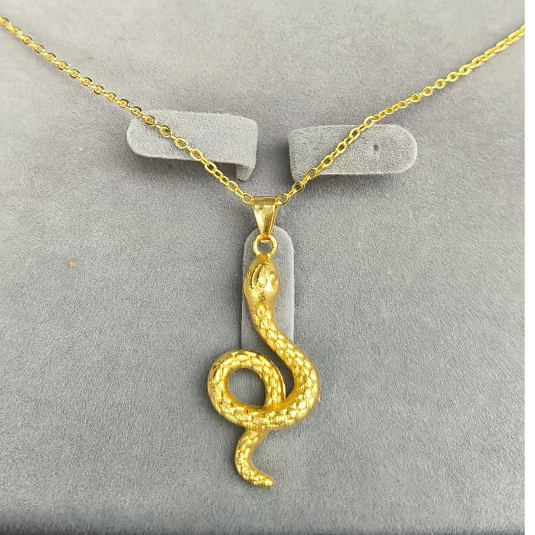 A670雅雅精工蛇年吉祥项链