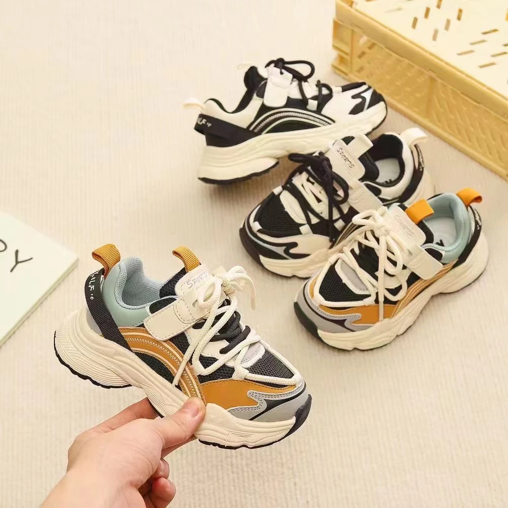 Little amy/小艾咪 儿童板鞋男生女生时尚百搭潮鞋春款透气运动鞋