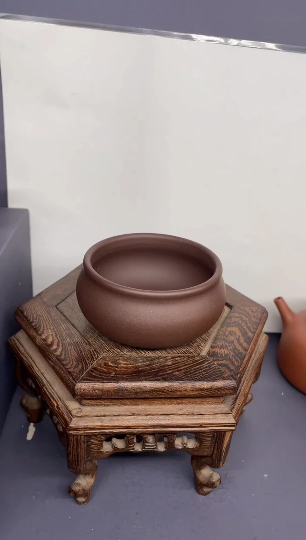 茶壶紫砂台西紫泥 普洱杯