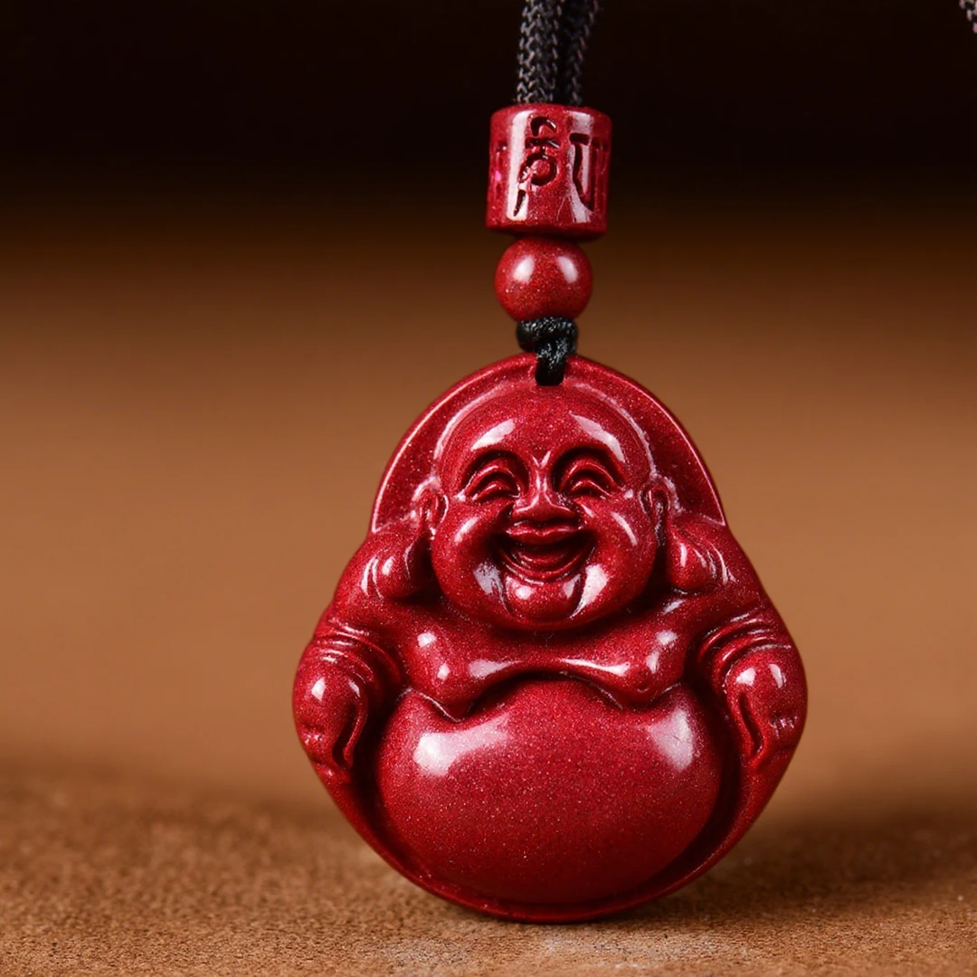 非金属布艺吊坠 大人小孩饰品朱砂吊坠平安扣