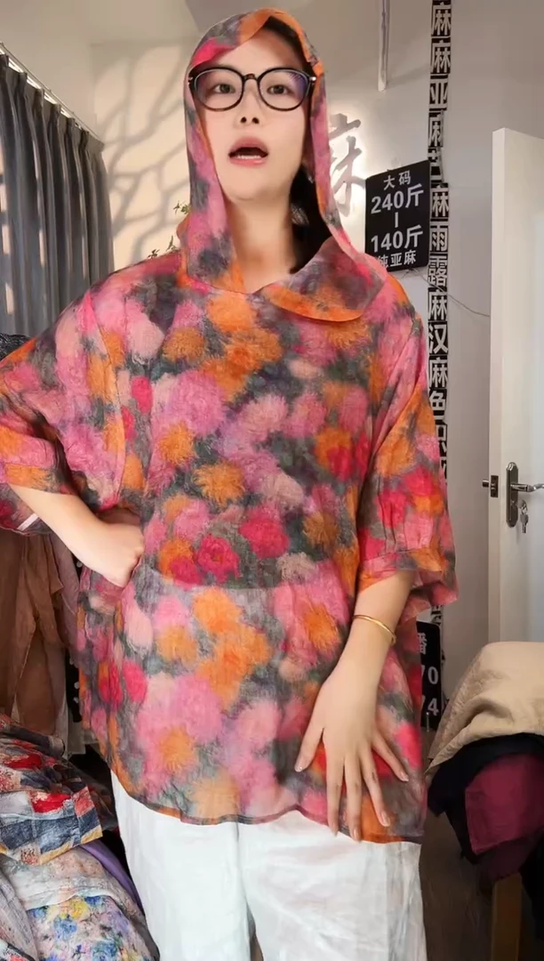 亚麻汉麻苎麻大码女装