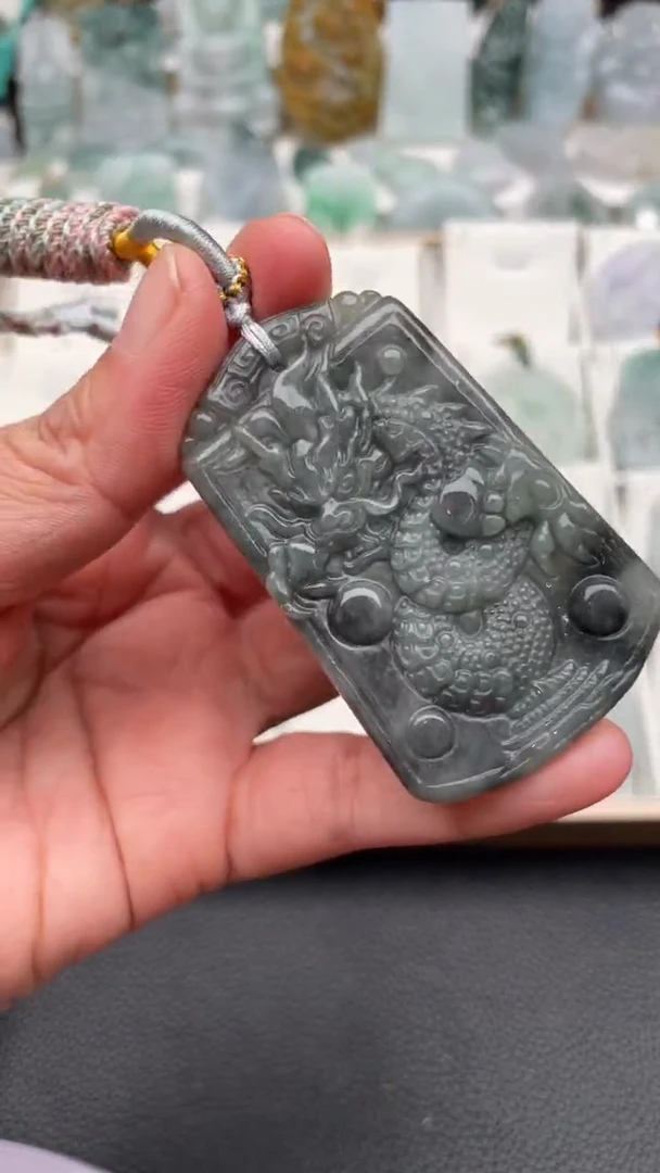 颈饰未镶嵌翡翠天然缅甸翡翠A货392