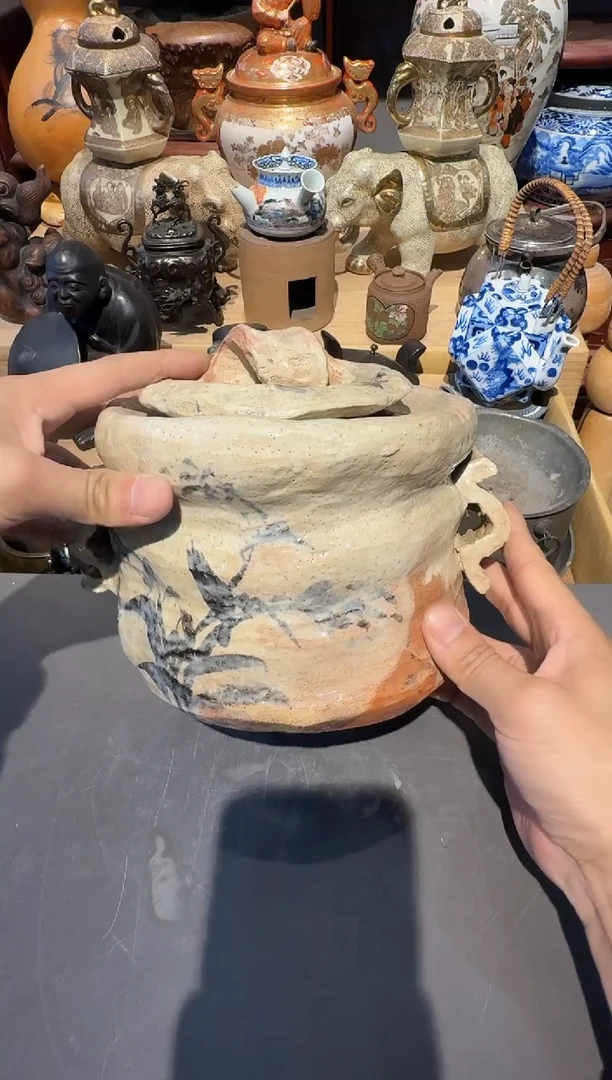 志野烧水指建水一个