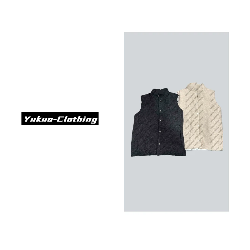 小鳄鱼双面穿鹅绒马甲3061