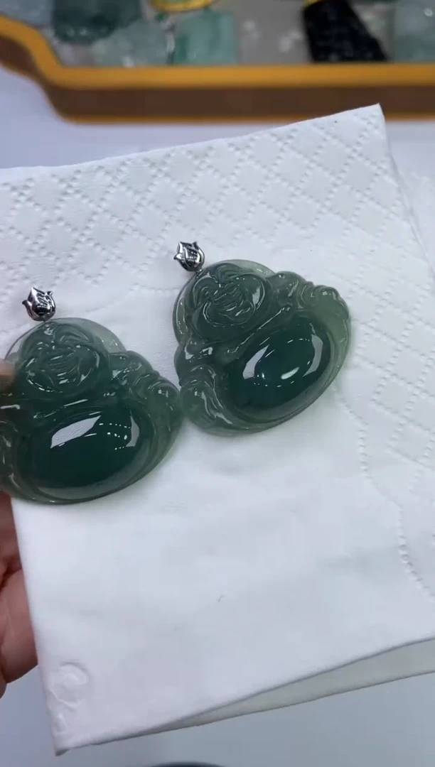 翡翠挂件18K金镶嵌298663  /多样性一件发