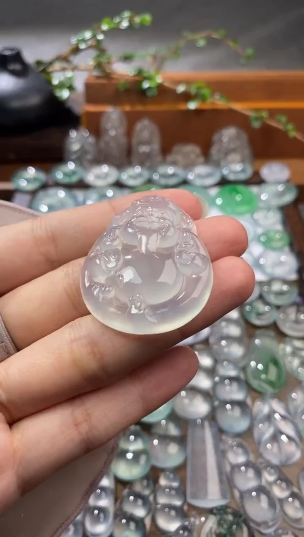 吊坠(不含链)未镶嵌翡翠财神爷