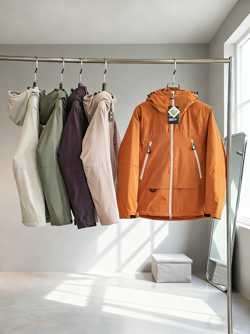 山系户外机能男女情侣特氟龙三防宽松廓形工装厚冲锋衣棉衣外套