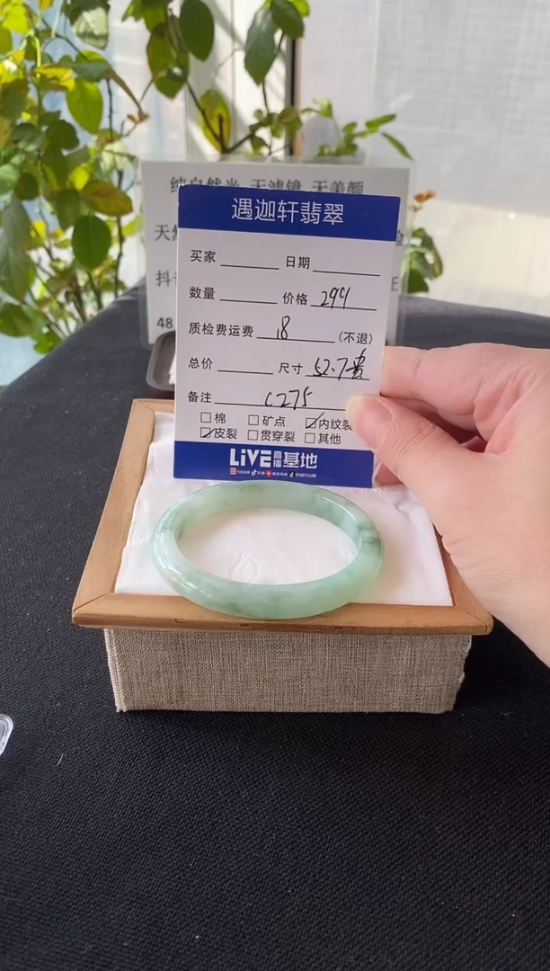 未镶嵌手镯翡翠53贵妃 C275编码