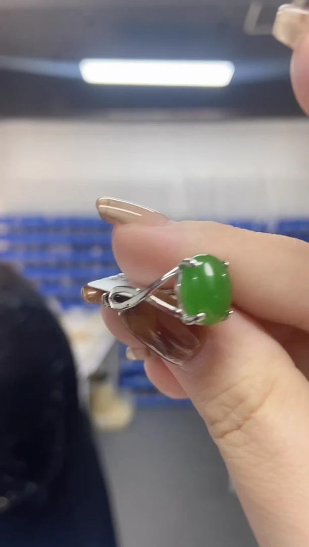 【闪购商品】和田玉戒指未镶嵌多样性发其一颜色微差