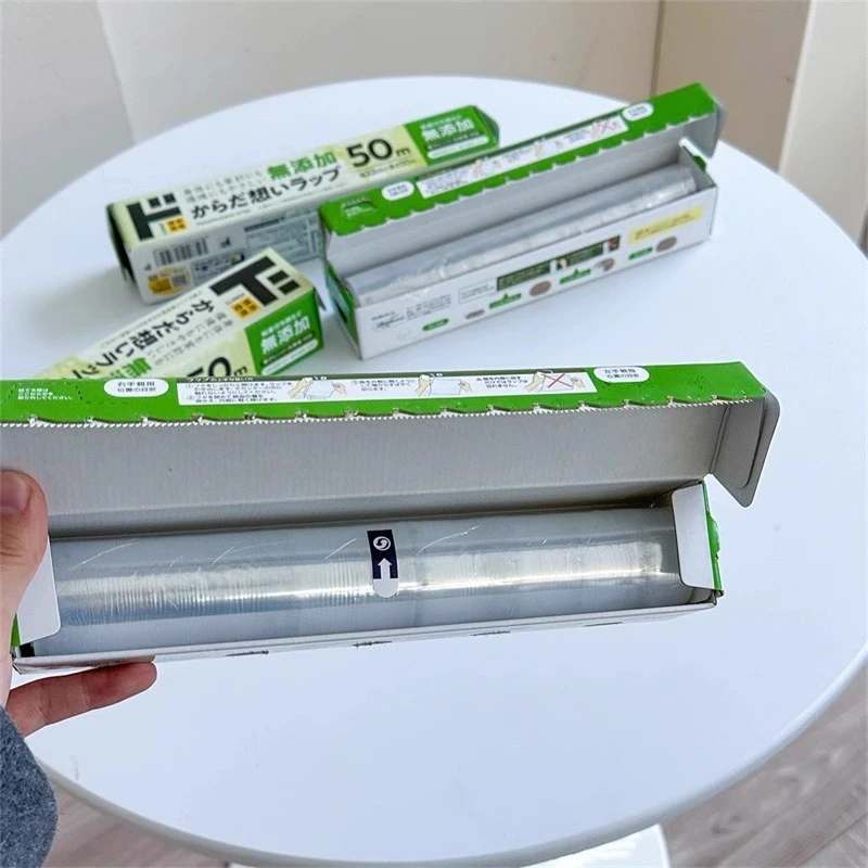 【岛国单】-绿-食品专用带切割器PE保鲜膜11